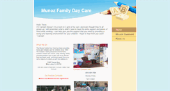 Desktop Screenshot of munozfamilydaycare.com